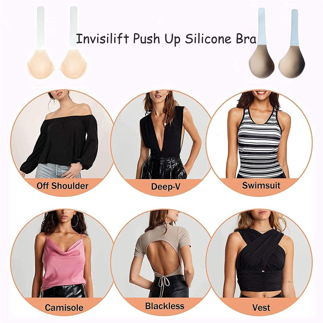 🎉Extra Large Sizes A-H_Comfortable Silicone Lift 