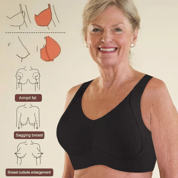 Women's 🎁Super gather bra | Wireless Push-up Bra👍No more sagging breasts