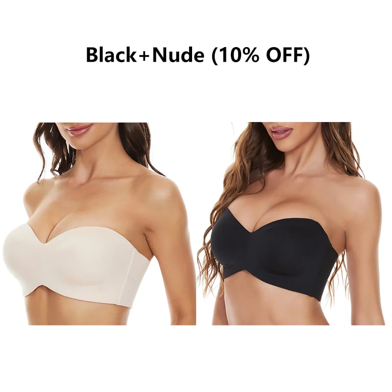 🔥Full Support Non-Slip Convertible Bandeau Bra