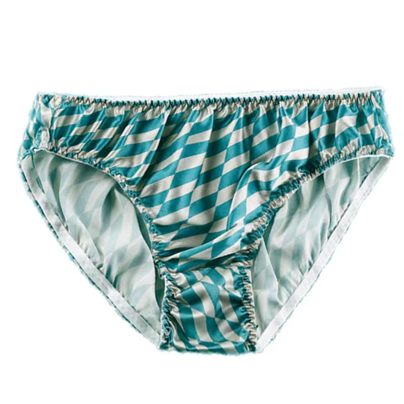 Women's Silk Simple Solid Color Panties