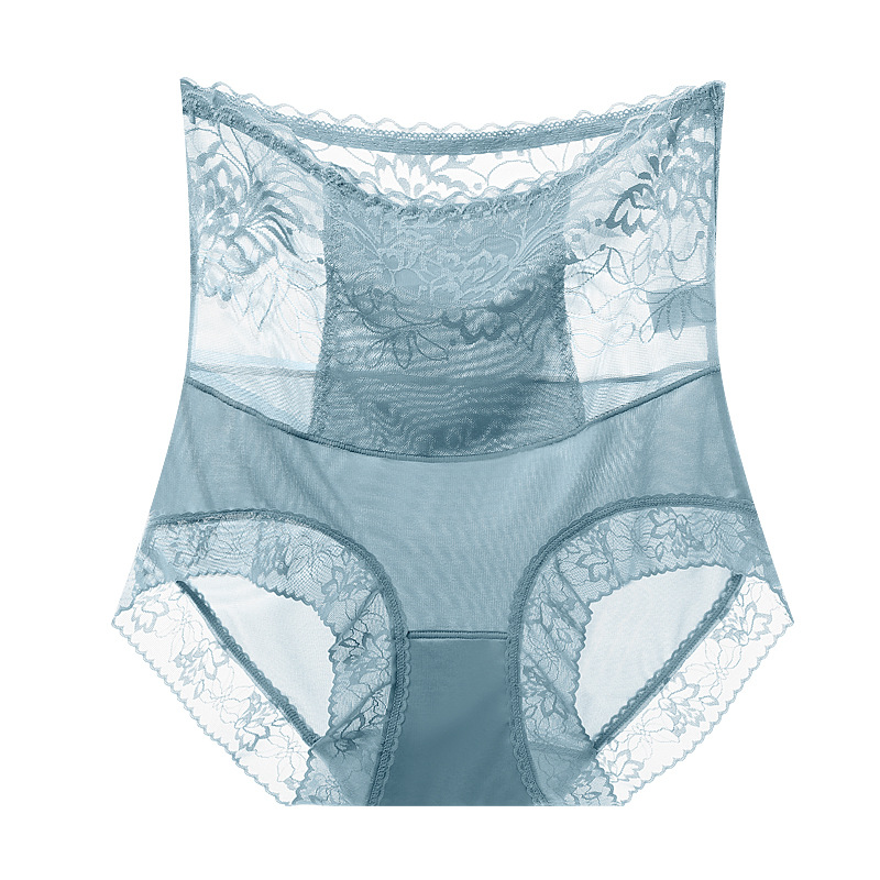 🔥HIGH WAIST ANTI-SIDE LEAKAGE LACE PANTIES