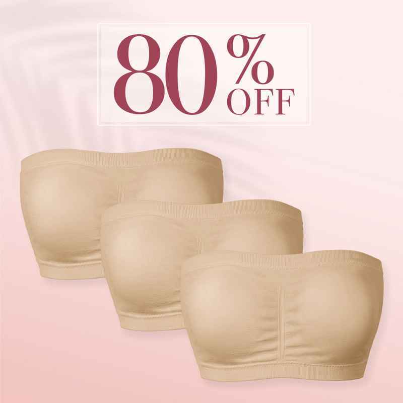 Pure Comfort Wireless Strapless Bra