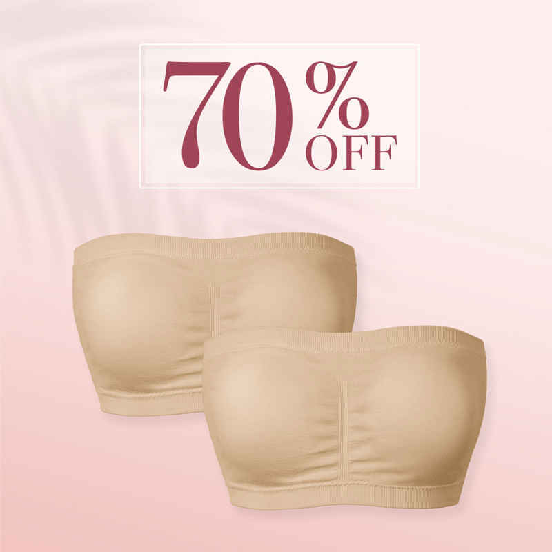 Pure Comfort Wireless Strapless Bra