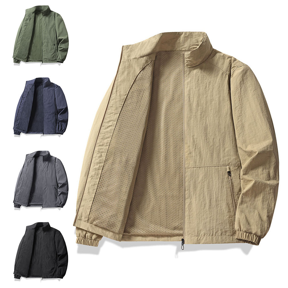 Veste décontractée imperméable et respirante pour homme
