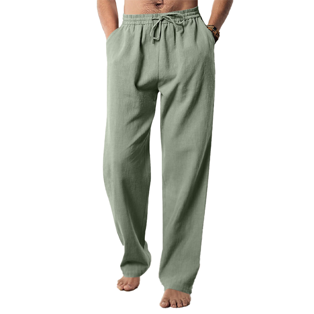 Lockere, lässige Leinenhose für Herren