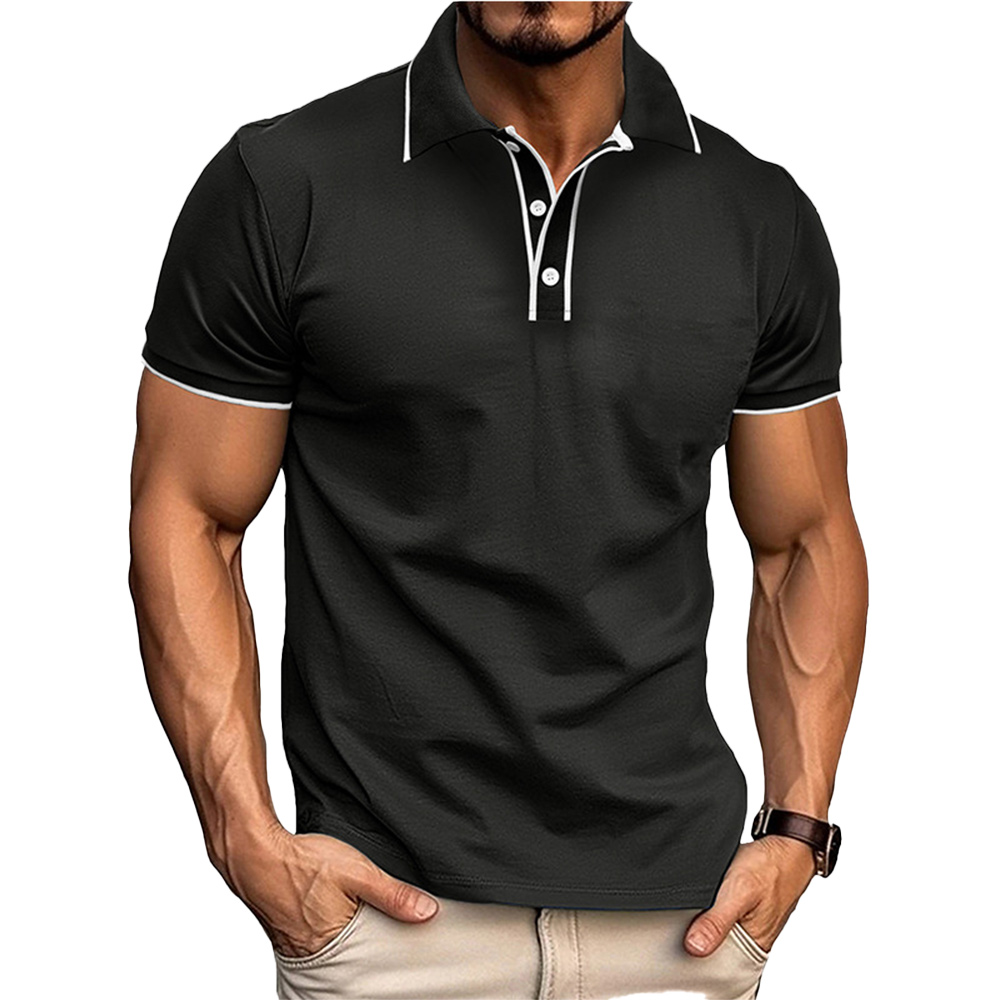 Herren Revers Poloshirt Kurzarm