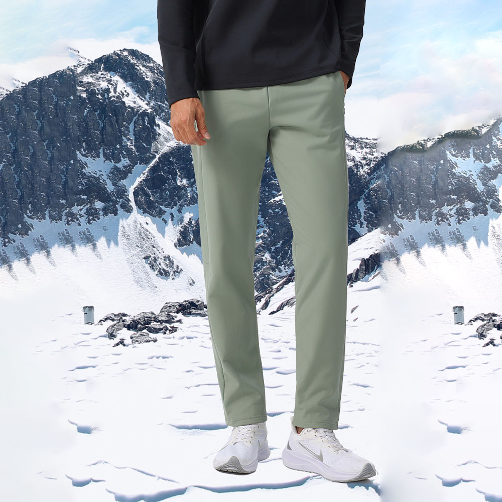 Warme wind- und wasserdichte Fleece-Freizeithose für Herren