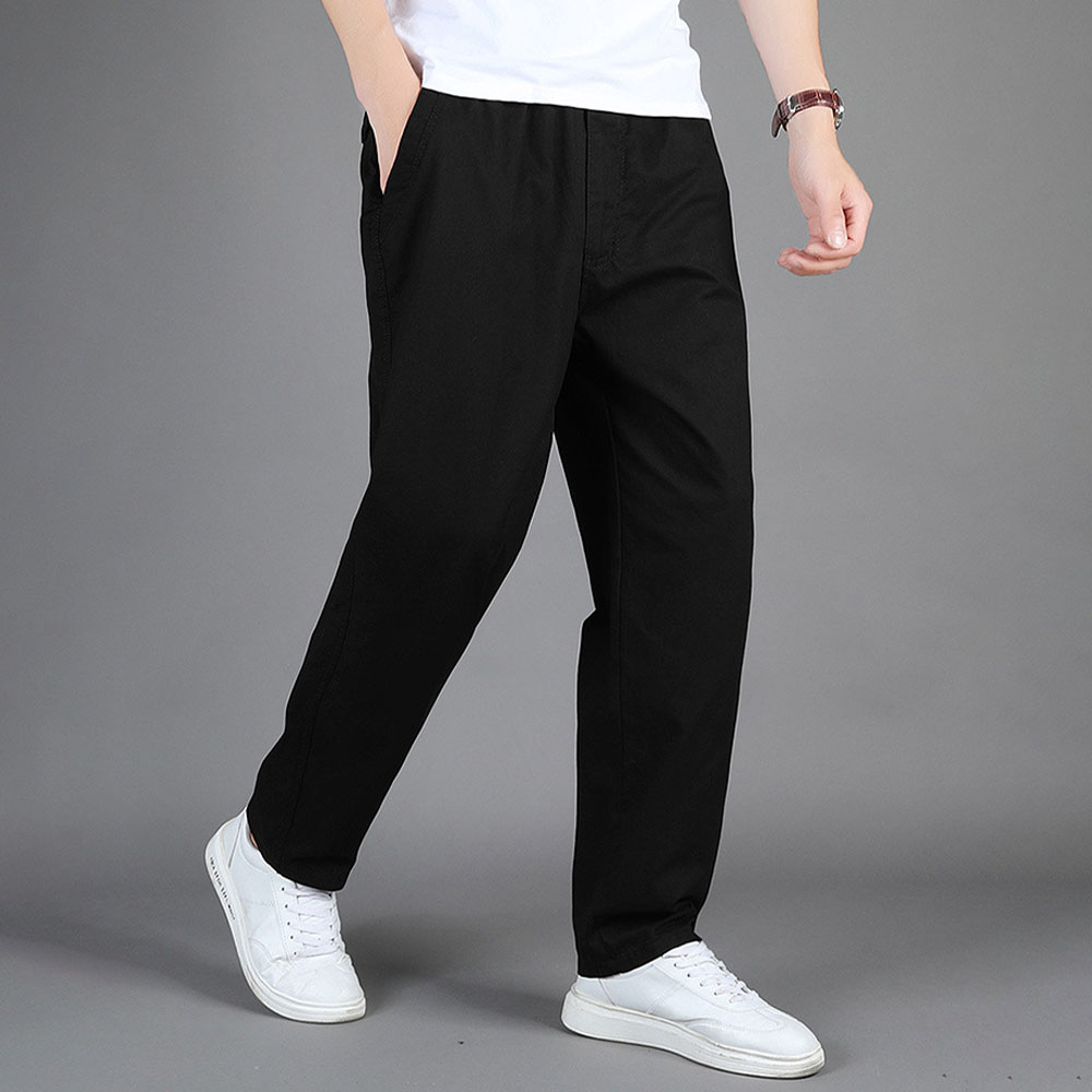 Pantalon droit ample décontracté pour hommes