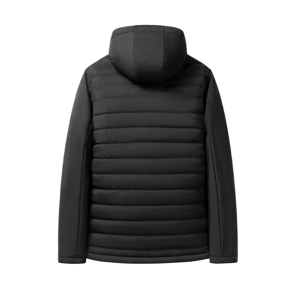 Veste à capuche épaisse en polaire pour hommes