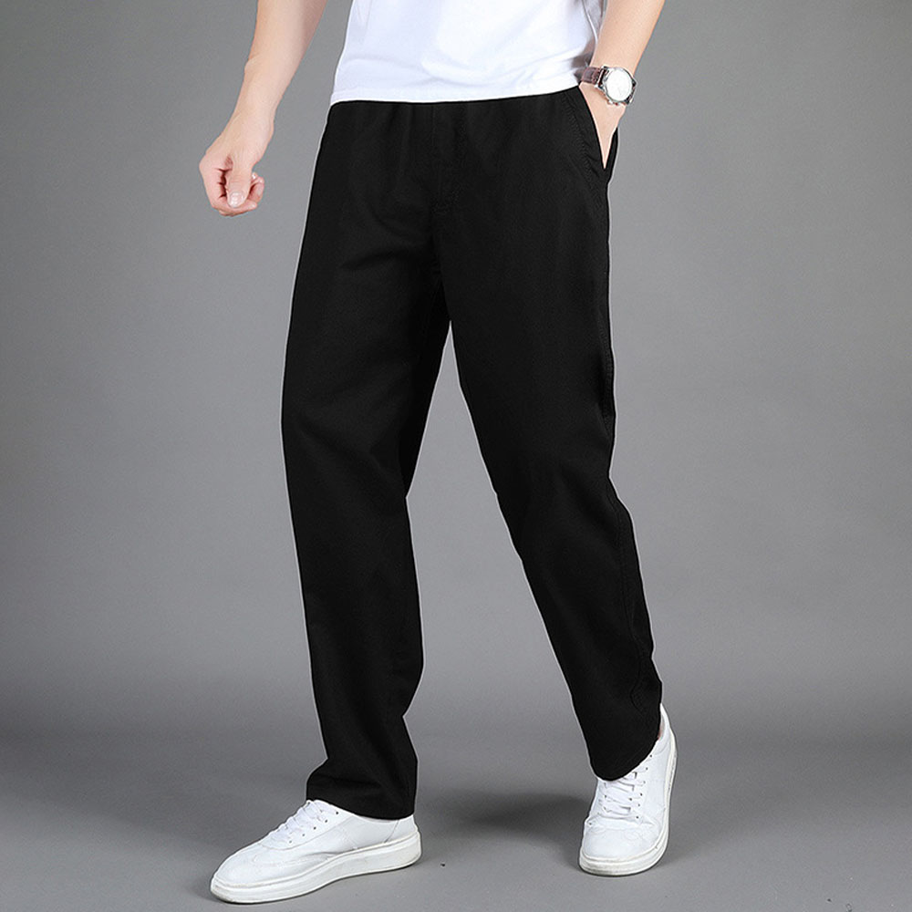 Pantalon droit ample décontracté pour hommes