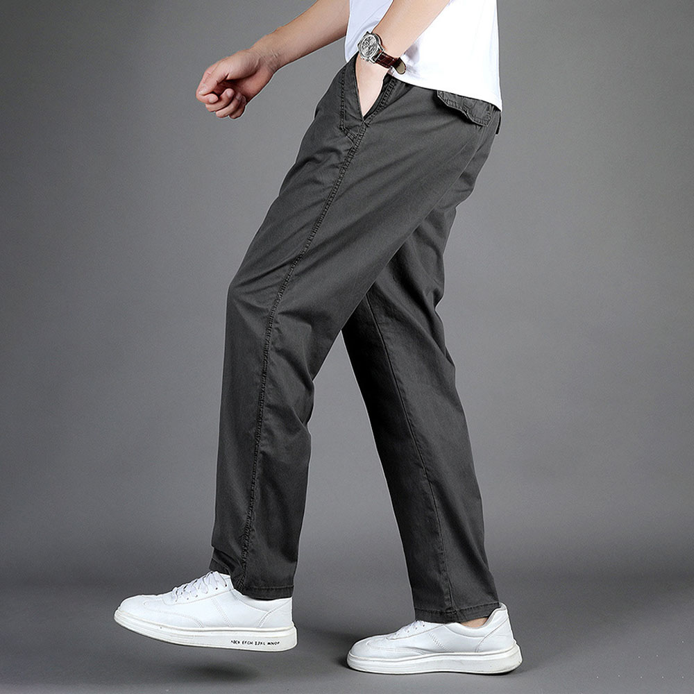 Pantalon droit ample décontracté pour hommes