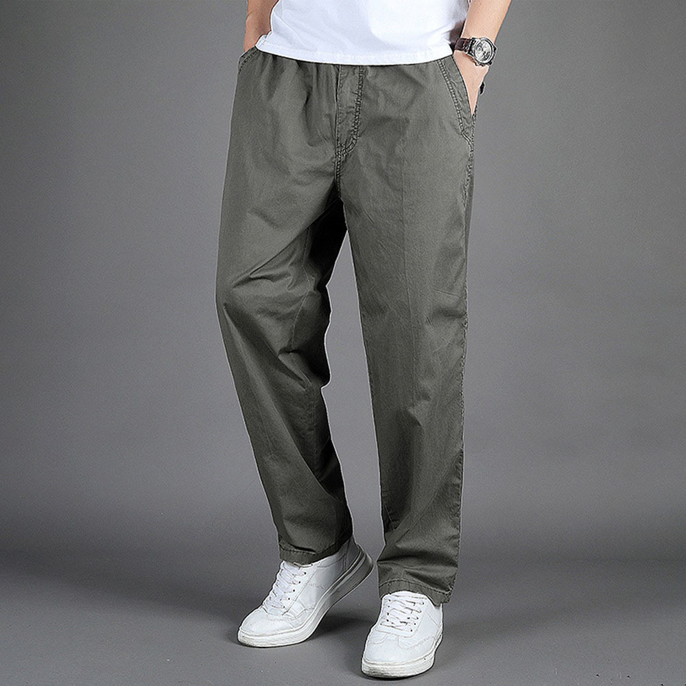 Pantalon droit ample décontracté pour hommes