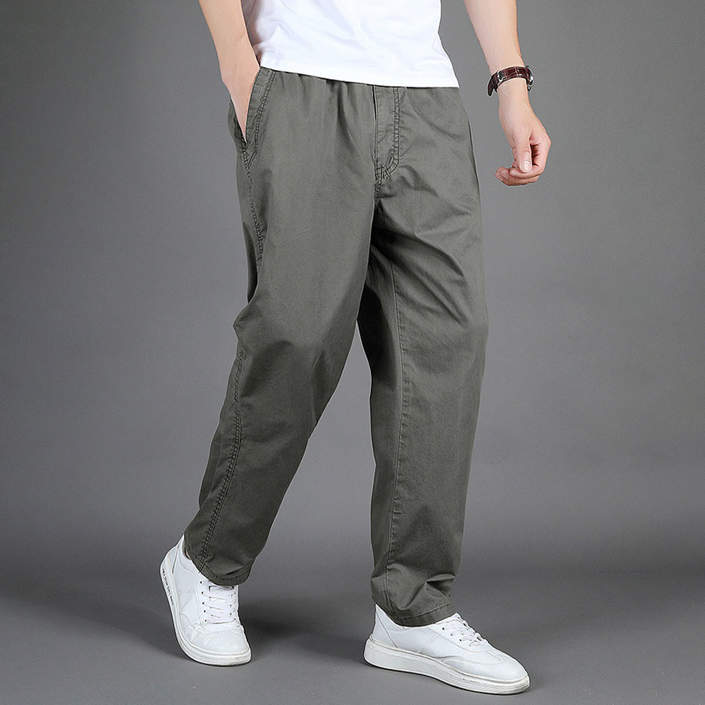 Pantalon droit ample décontracté pour hommes