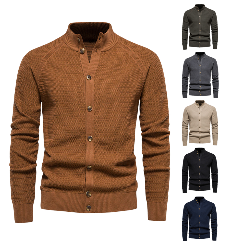 Nouveau cardigan tricoté décontracté pour hommes