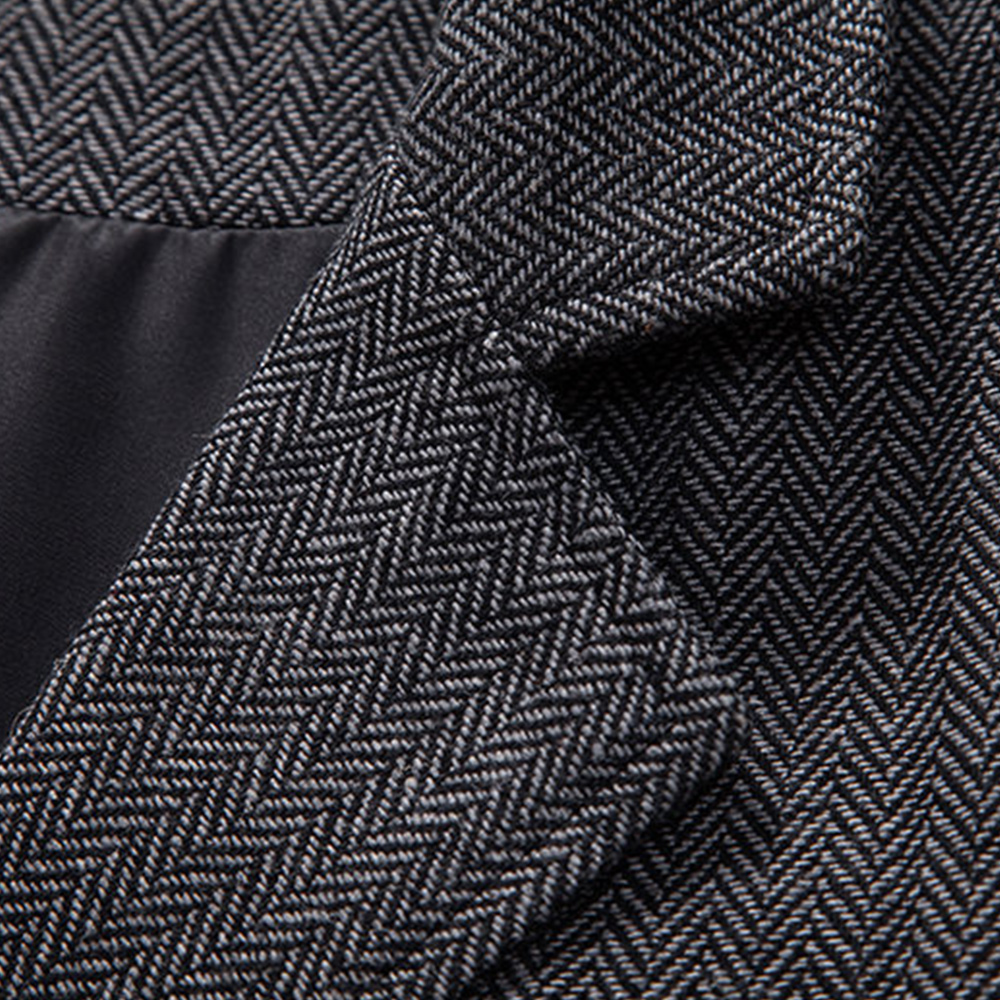 Anzugweste für Herren im Retro-Stil mit Revers