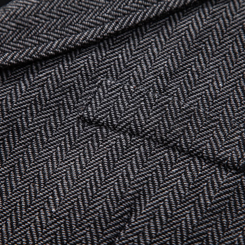 Anzugweste für Herren im Retro-Stil mit Revers