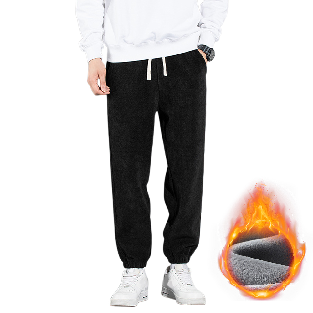 Freizeithose aus samtverdicktem Cord für Herren