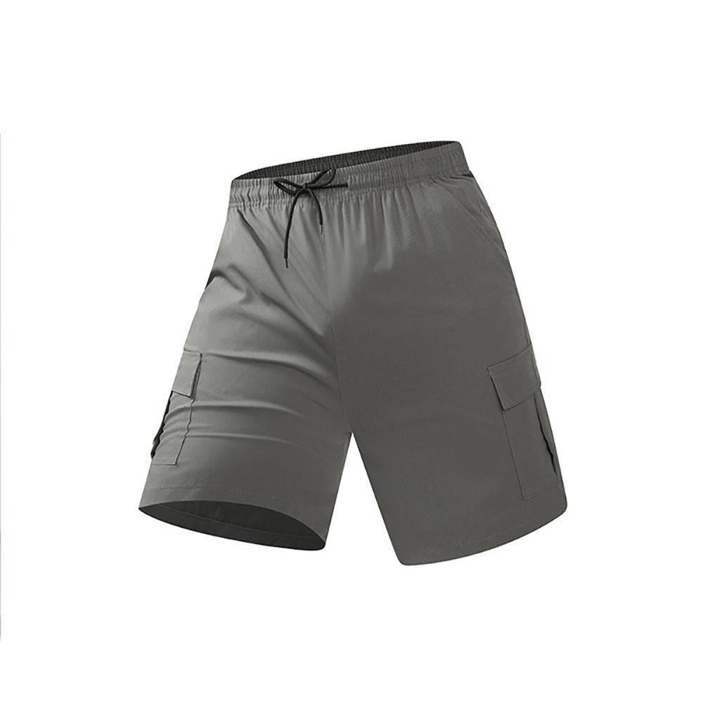 Lässige Shorts mit mehreren Taschen in einfarbiger Optik für Herren