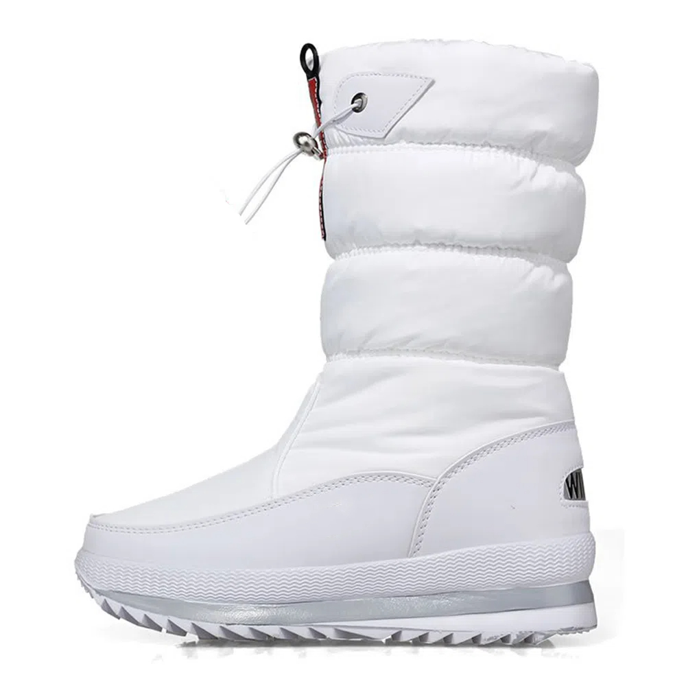 Verdickte warme lässige wasserdichte rutschfeste Winterstiefel für Damen