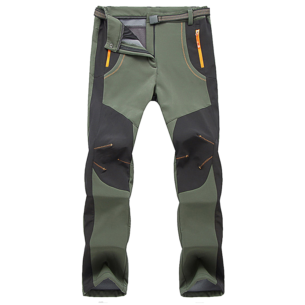 Hibote Wind- und wasserdichte Fleece-Warmhose für Herbst und Winter