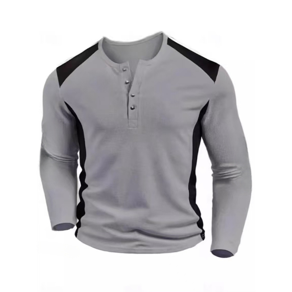Modisches Langarm-T-Shirt mit Raglanärmeln für Herren