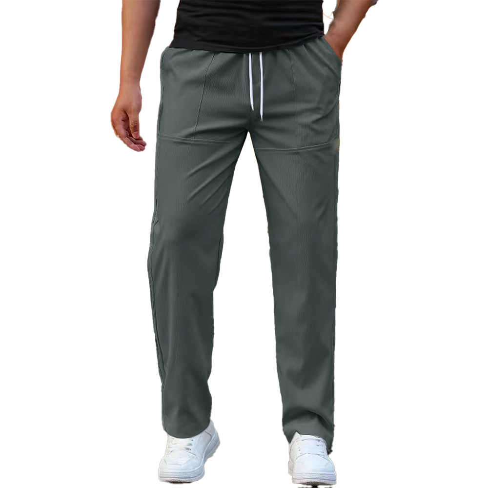 Bequeme, lässige, lockere, vielseitige, atmungsaktive Hose für Herren mit geradem Bein