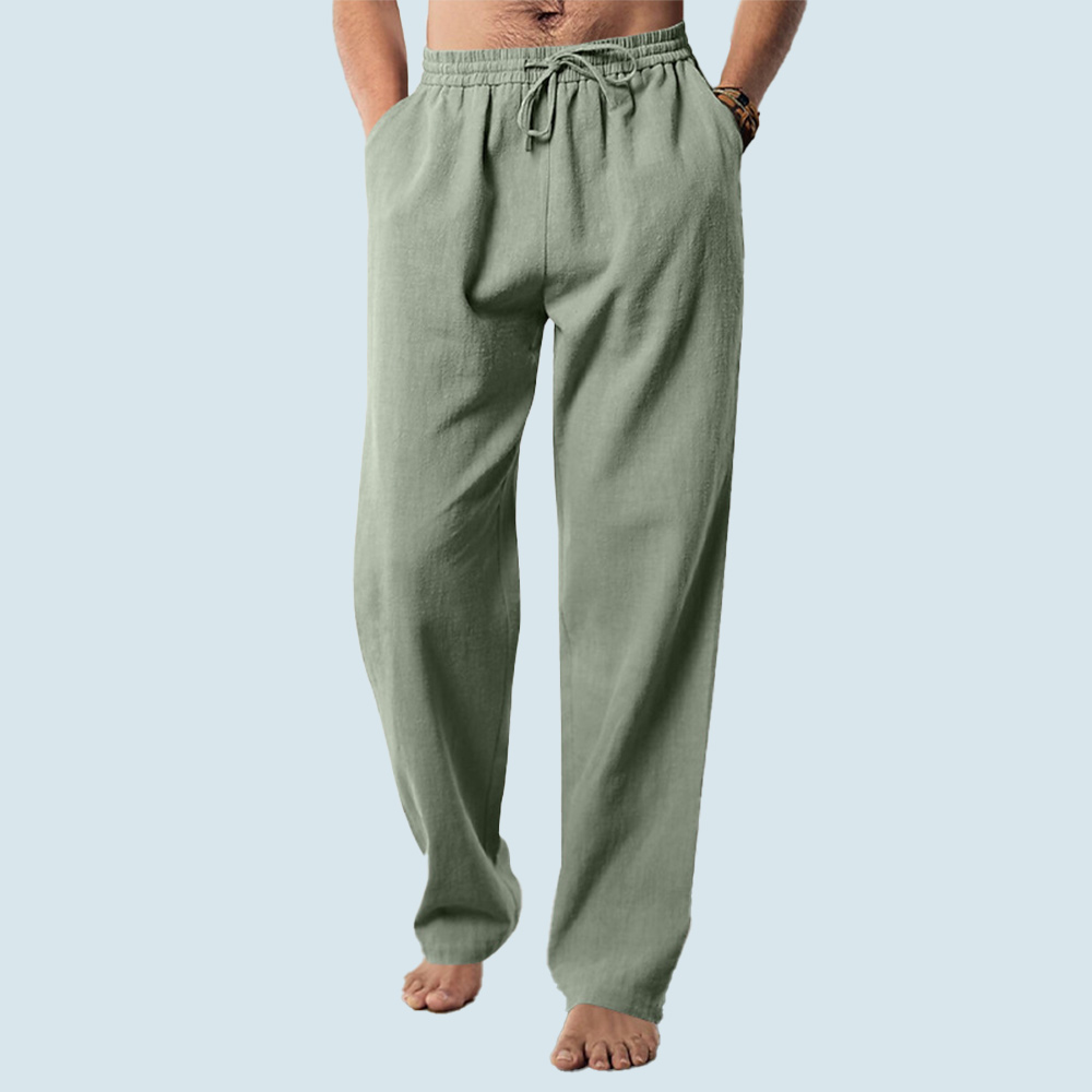 Lockere, lässige Leinenhose für Herren