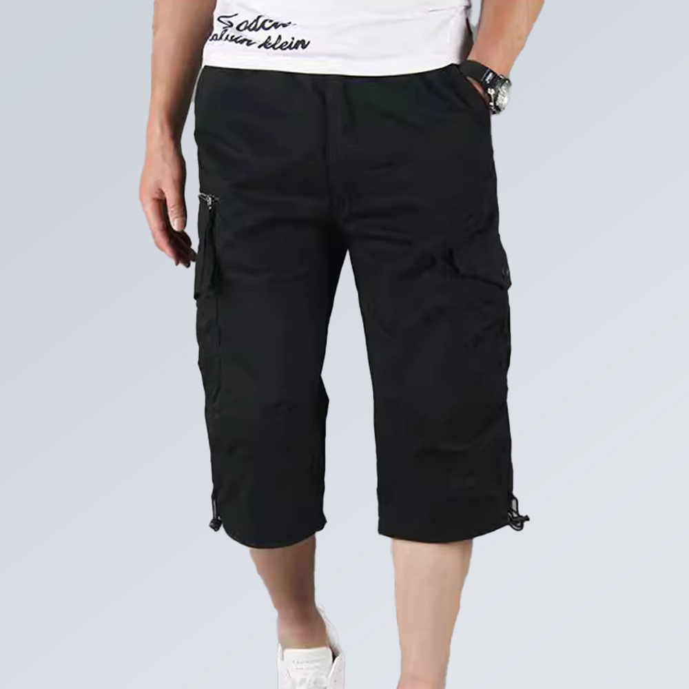 Herren Sport Casual Loose Workwear Cropped Hose