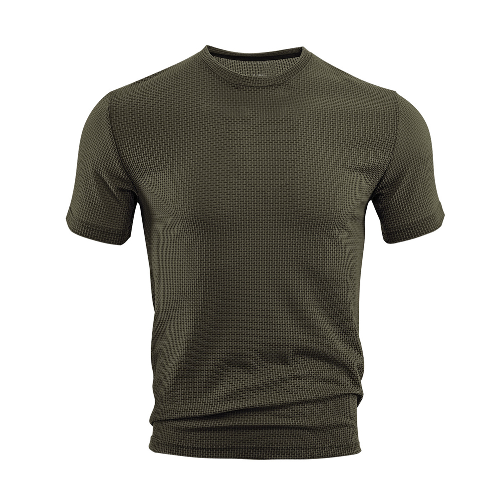 Sommerliches Herren Seersucker T-Shirt – Leicht und atmungsaktiv