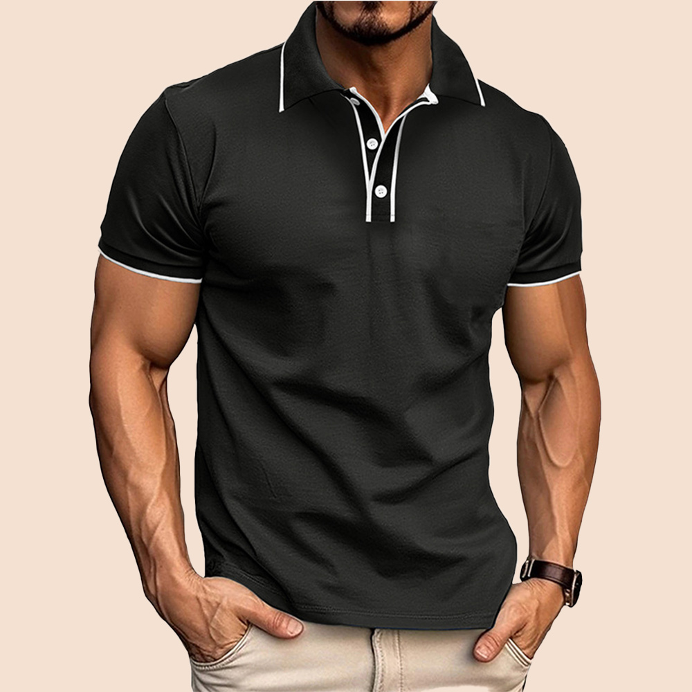 Herren Revers Poloshirt Kurzarm