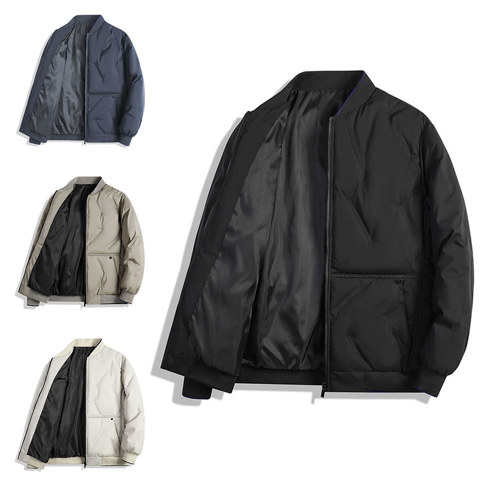 Manteau décontracté en coton chaud pour hommes