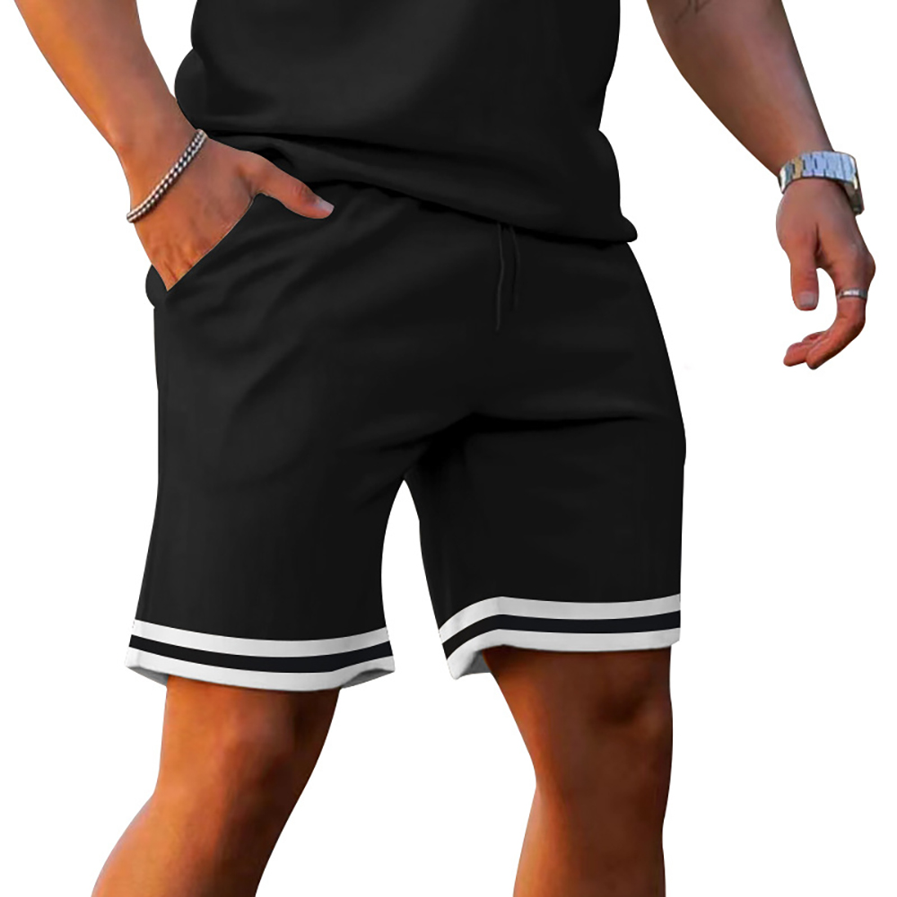Herren Sommer Kurzarm Shorts Sportanzug
