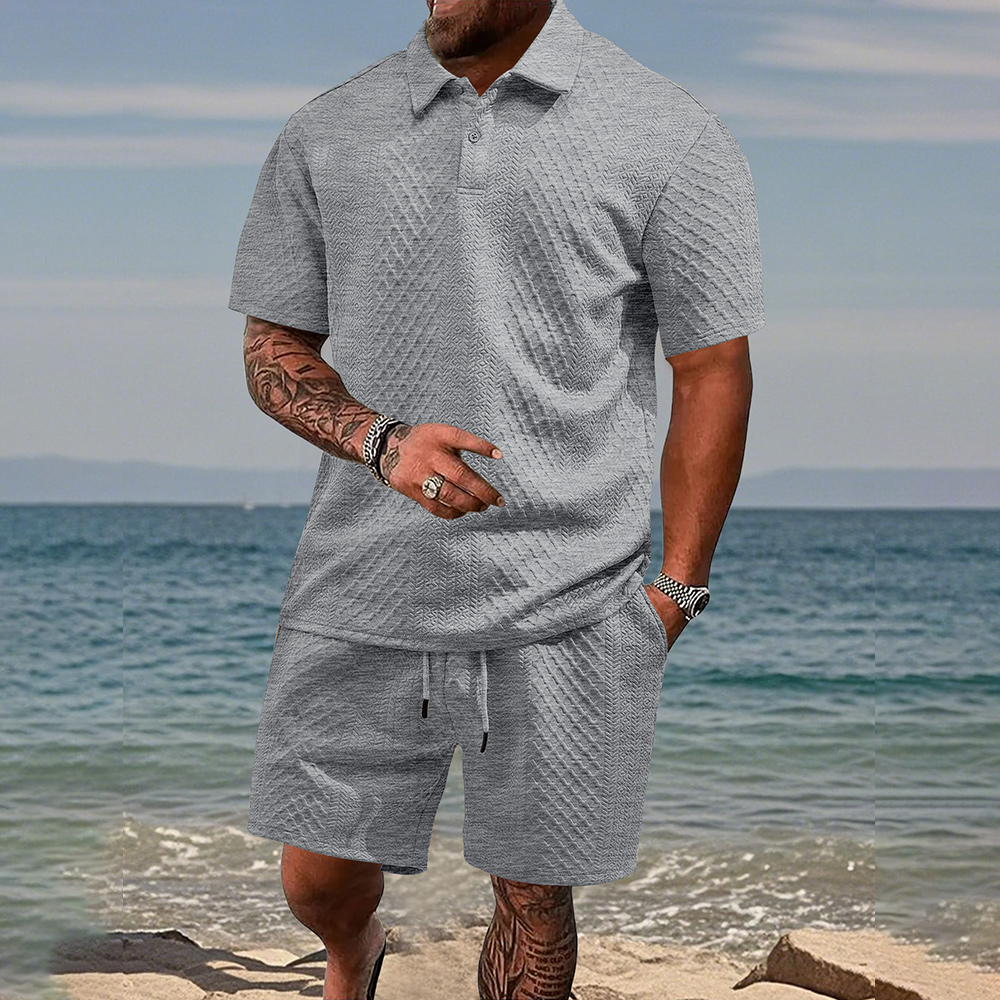 Sommer-Shorts für Herren mit elastischer Taille und Kordelzug