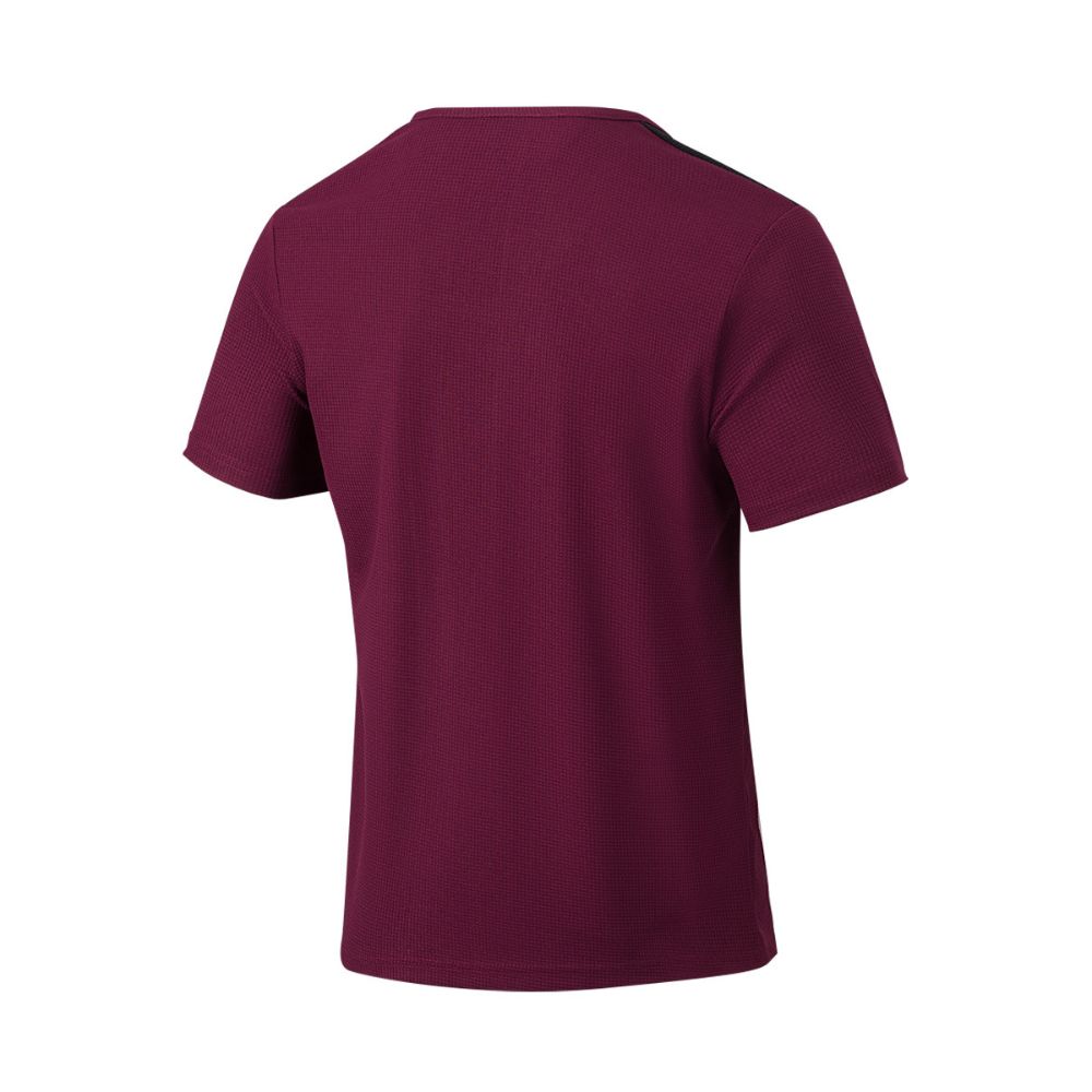 Vielseitiges, lässiges Kurzarm-T-Shirt mit Colorblock-Nähten und Kordelzug