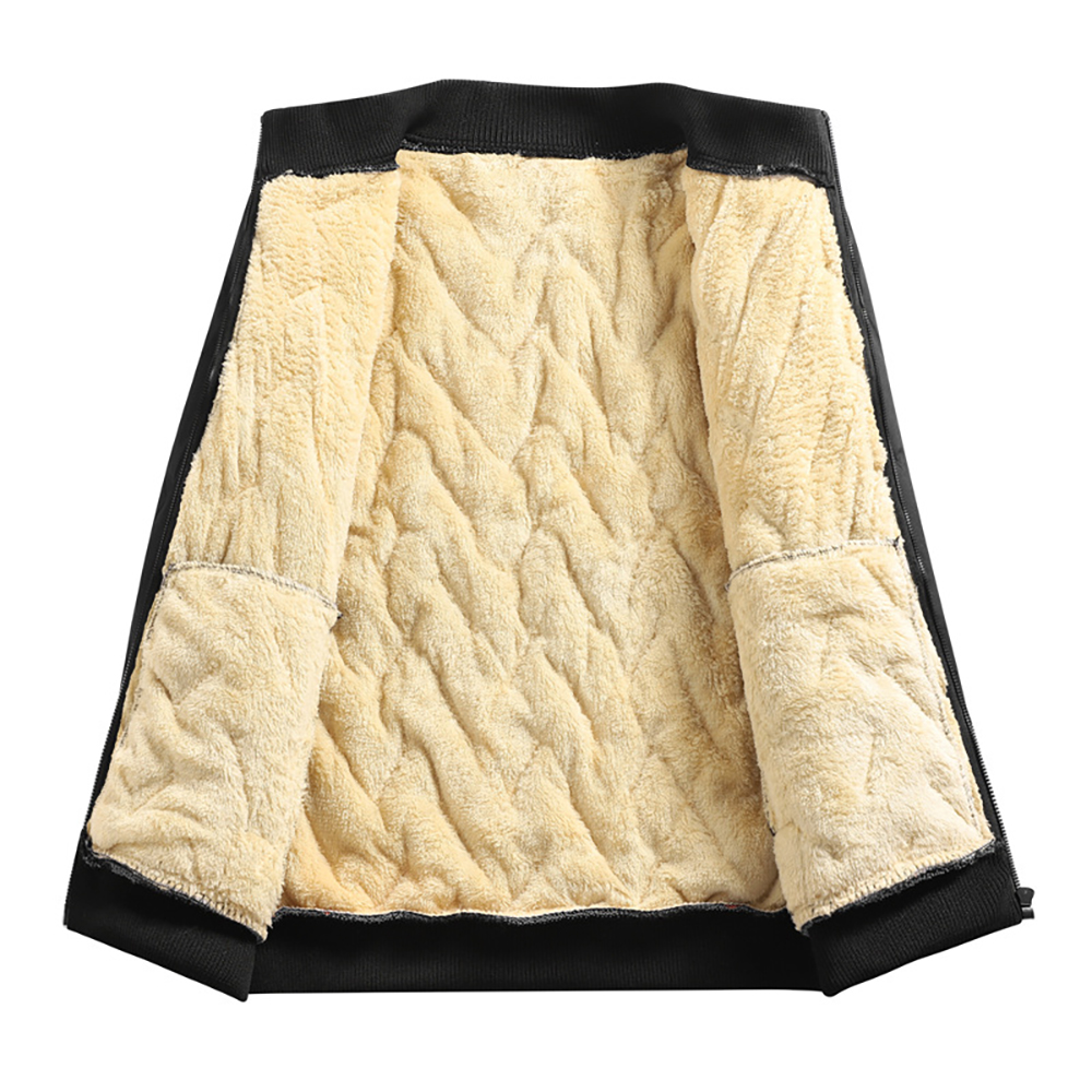 Veste décontractée chaude en polaire pour hommes