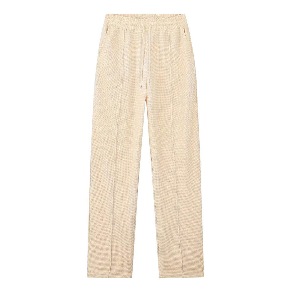 Einfarbige Langarmhose für Herren, lässiger Sportanzug