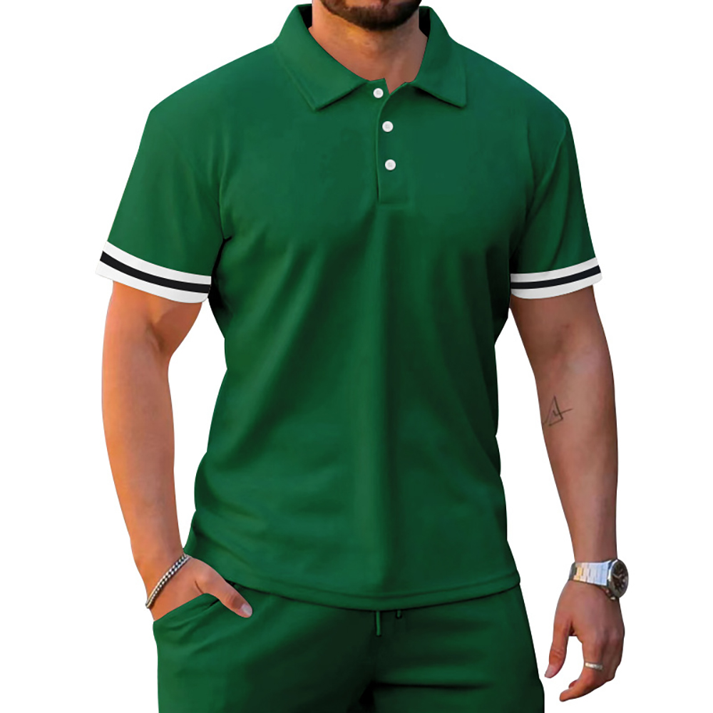 Herren Sommer Kurzarm Shorts Sportanzug