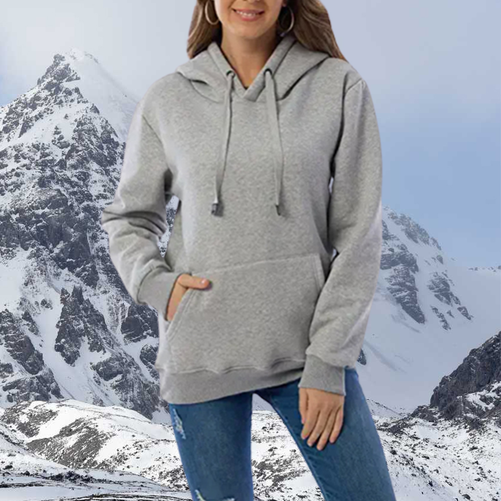 Winter-Fleece-Sweatshirt für Damen