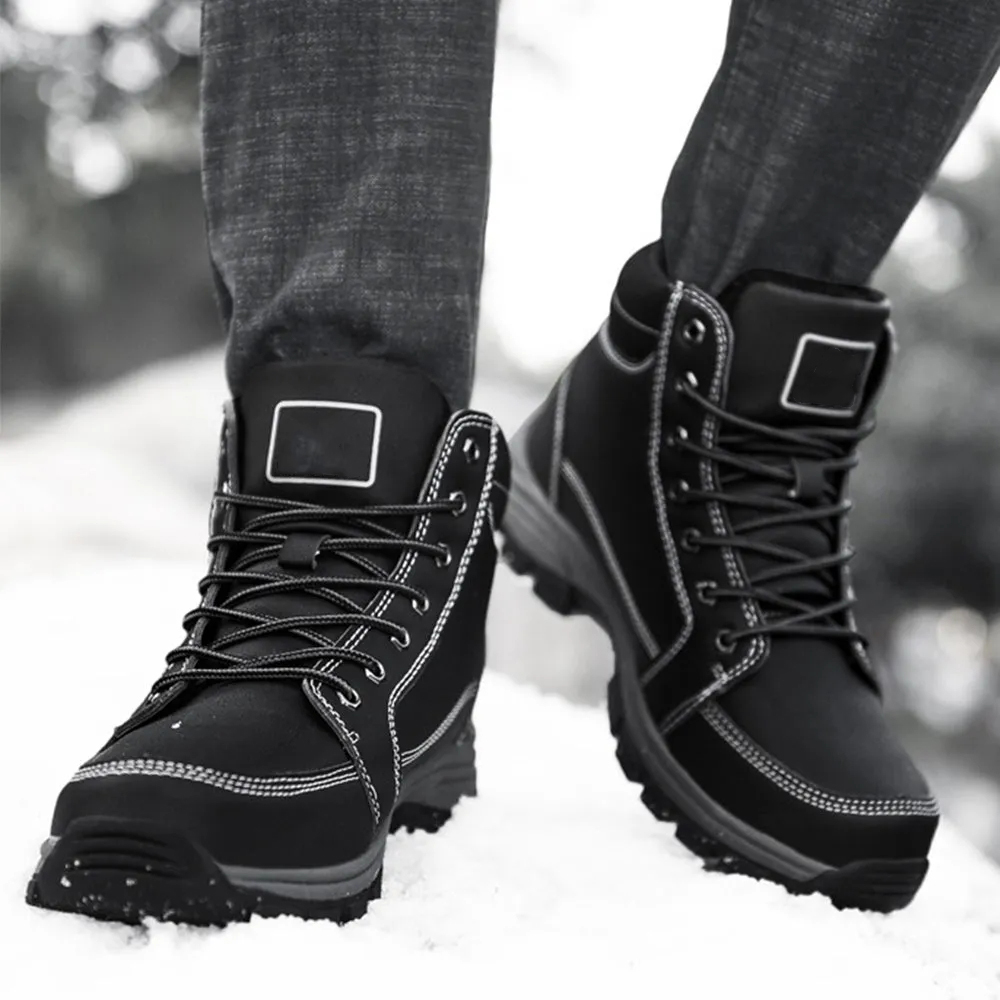 Wasserdichte Anti Rutsch Schneestiefel für Männer Outdoor Schuhe