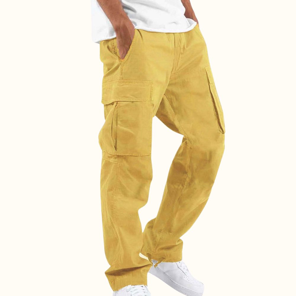 Lässiger Overall mit mehreren Taschen für Herren im Frühling und Sommer