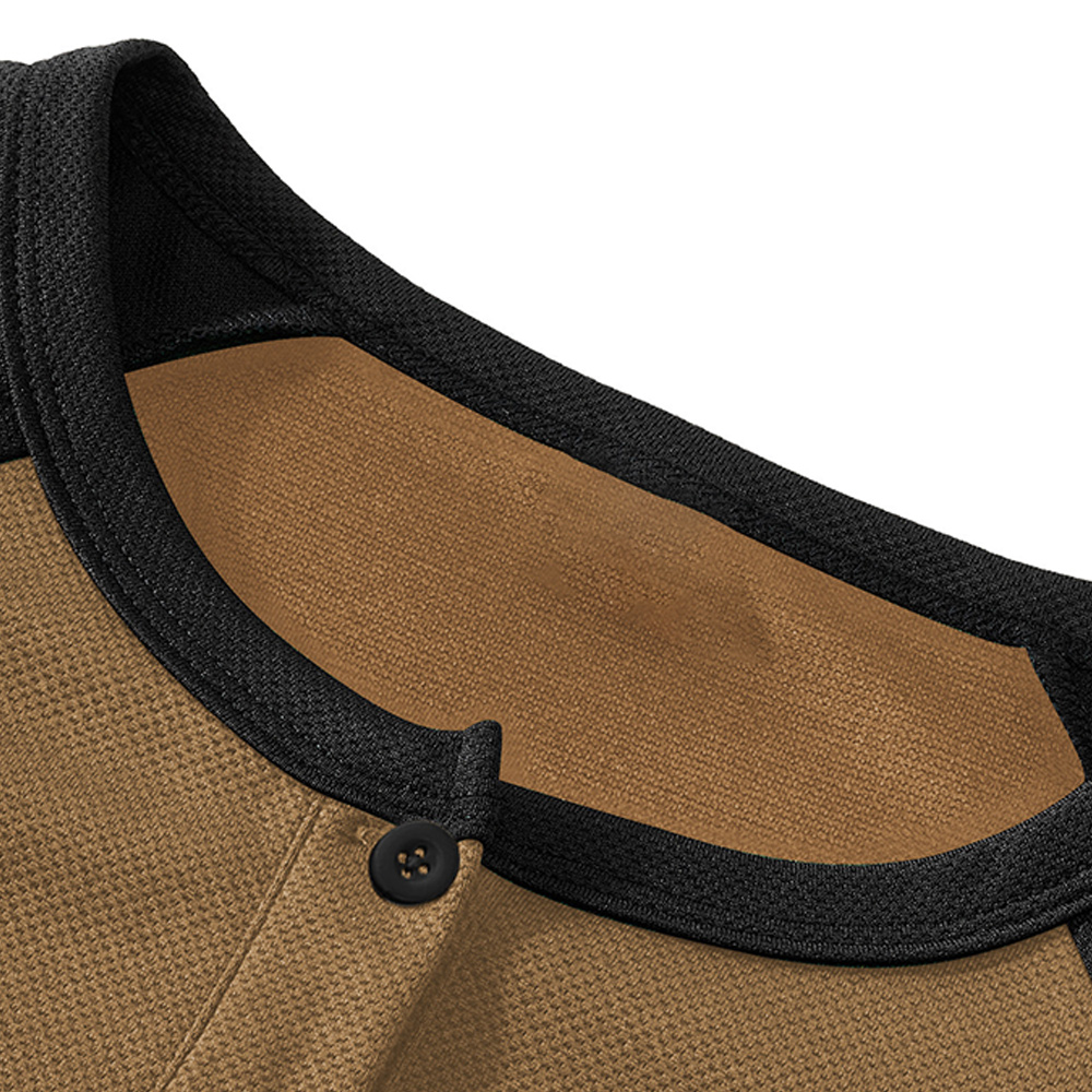 Modisches, schlichtes Herren-T-Shirt mit Raglanärmeln und Rundhalsausschnitt