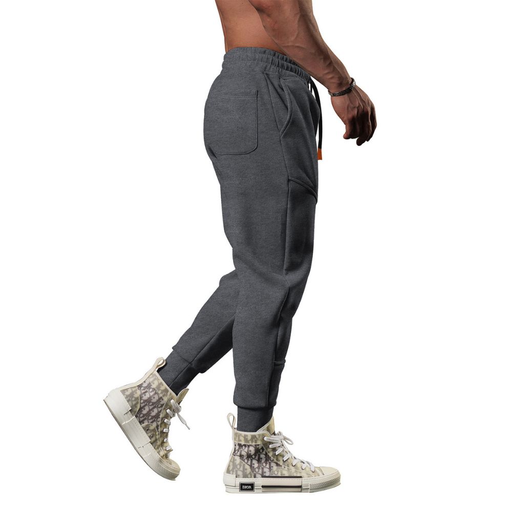 Lässige Leggings-Jogginghose für Herren im Patchwork-Stil