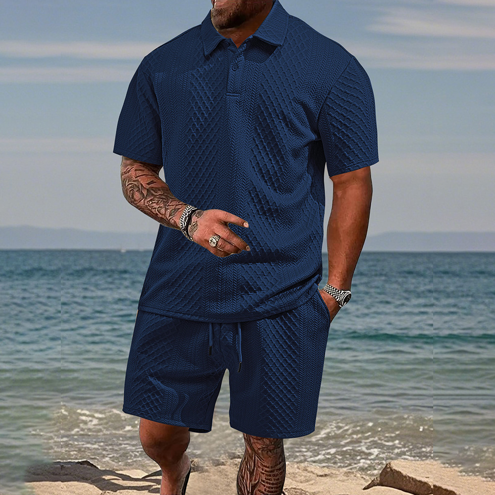 Sommer-Shorts für Herren mit elastischer Taille und Kordelzug