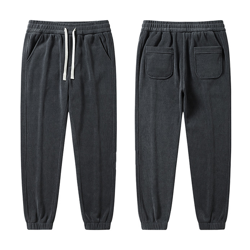 Sportliche Freizeithose für Herren aus Cord und Fleece