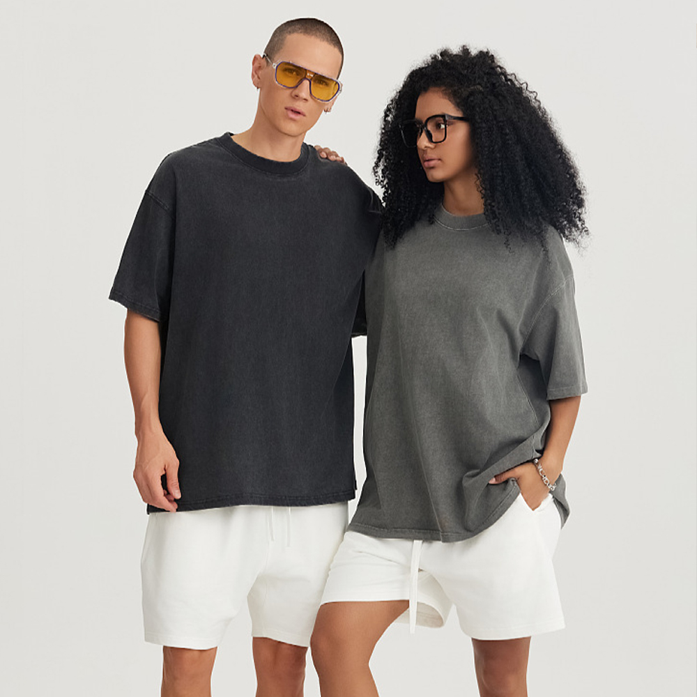 Kurzarm-T-Shirt aus Baumwolle mit Rundhalsausschnitt für Herren im Vintage-Stil