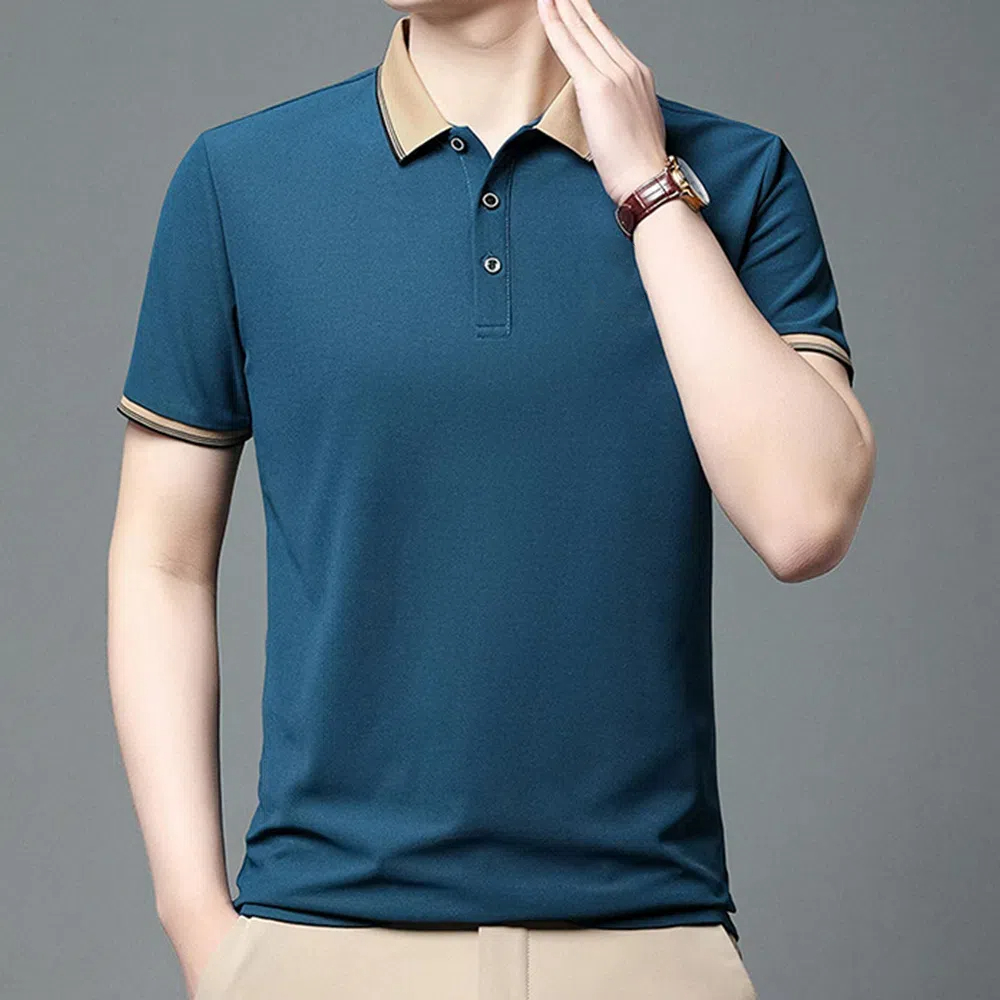 Atmungsaktives Business-Freizeit-Poloshirt für Herren