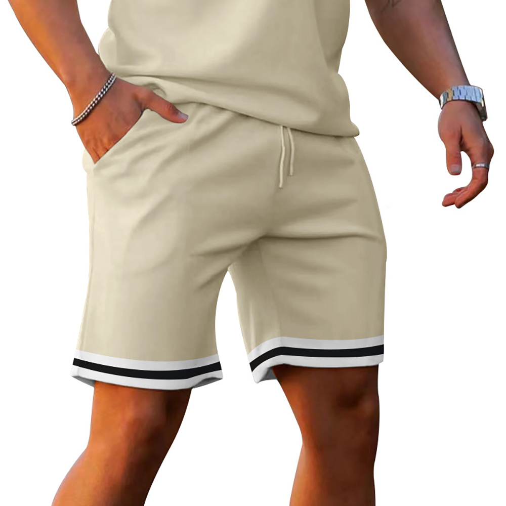 Herren Sommer Kurzarm Shorts Sportanzug