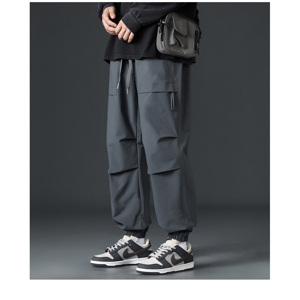 Winter-Herren-Overall mit Fleece-Beinen, lockerer Schnitt