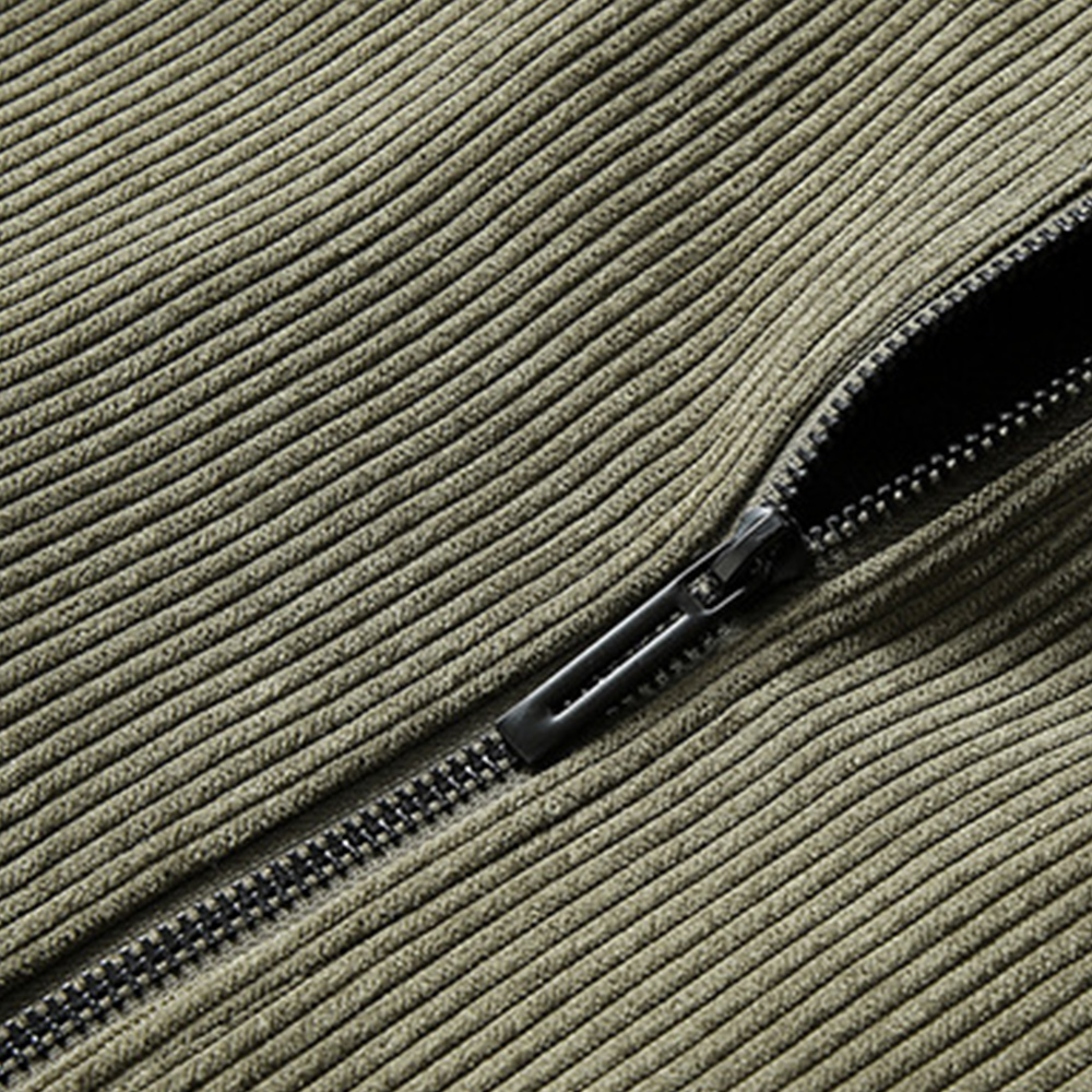 Alberchris™ New winter thickened corduroy men's stand-up collar lambskin jacket