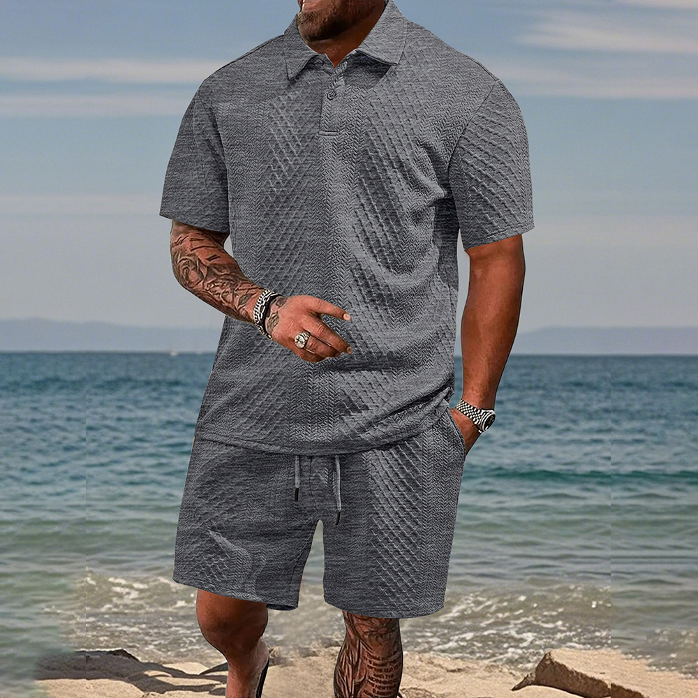 Sommer-Shorts für Herren mit elastischer Taille und Kordelzug